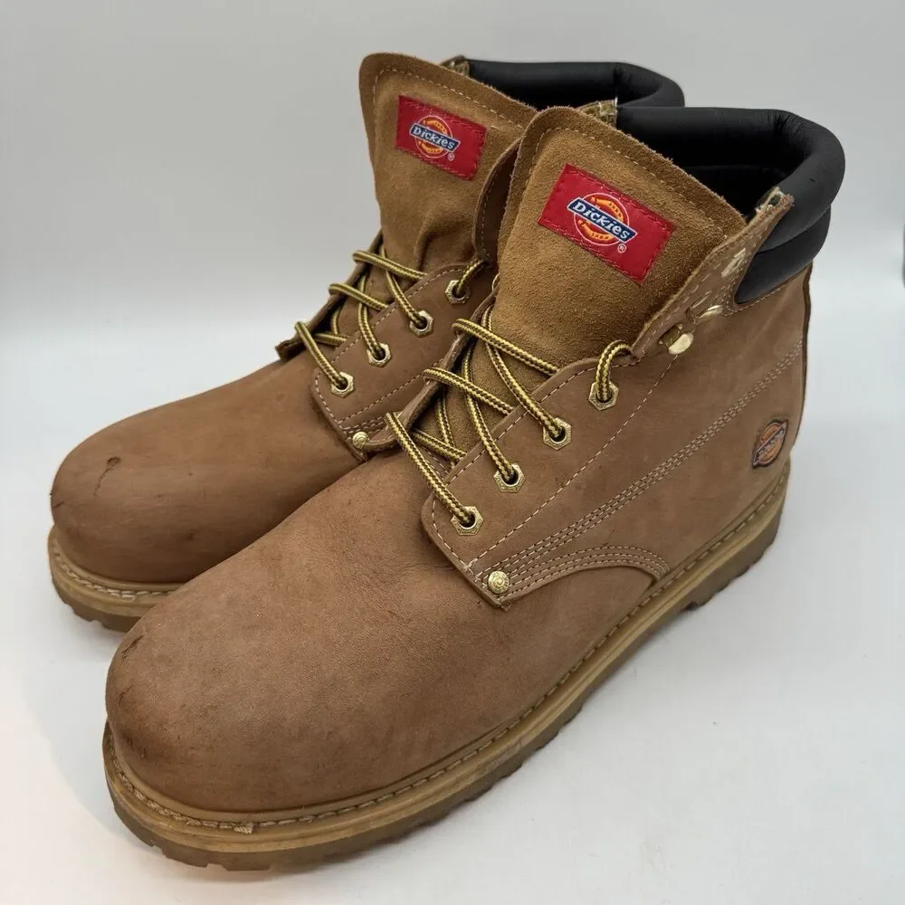 Dickies DW7322 Work Boots Mens 13M Leather Lace-Up Safety Shoes ASTM F2413-05 EH